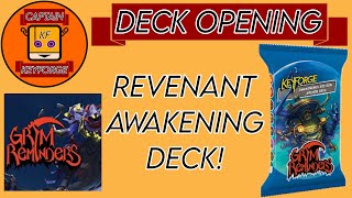 KeyForge Grim Reminders Awakenings Art Revenant deck opening [upl. by Madox]