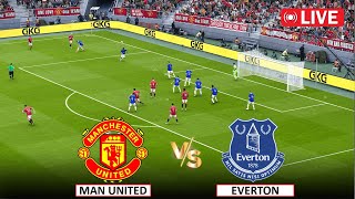 🔴Live  Manchester United vs Everton I English Premier League 202425 I Live Match eFootball Pes 21 [upl. by Nnad]