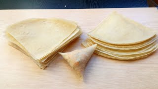 ✋🥰 HOW TO MAKE KENYAN SAMOSAS PASTRY SHEET  SAMOSAS PASTRY SHEET TUTORIAL FOR THE BEGINNERS 👍 [upl. by Trotta]