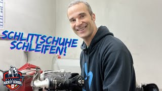 Schlittschuhe Schleifen Tutorial [upl. by Attegroeg193]