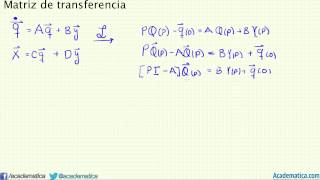 Matriz de Transferencia [upl. by Anead74]