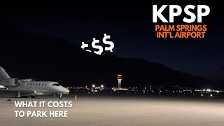 Palm Springs Int’l Airport KPSP  WHERE’S TRANSIENT PARKING  Palm Springs California [upl. by Irvin852]