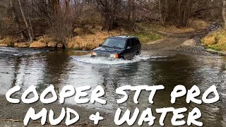 TESTING COOPER STT PRO tires in MUD and WATER Range Rover P38 46 HSE V8 [upl. by Idola]