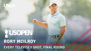 2024 US Open Highlights Rory McIlroy Final Round  Every Televised Shot [upl. by Herv347]