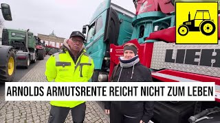 18122023 Berlin ArmutsRente von Arnold Niedersachsen reicht nicht zum Leben Bauerndemo Ampel [upl. by Pallua]