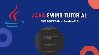 Java Swing Tutorial  Add dan Update JTable Data  IntelliJ IDEA [upl. by Rezzani493]