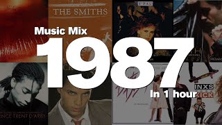 1987 in 1 Hour old version 1 Hour of top hits ft The Cure The Smiths George Michael  more [upl. by Hembree293]