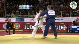 Judo Masters Almaty 2012 100 kg finale RAKOV Maxim KAZ  GROL Henk NED [upl. by Kinsler]