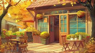 Saturday Morning Jazz  Autumn Coffee Shop with Smooth Jazz Piano Music amp Relaxing Bossa Nova [upl. by Eilssel]