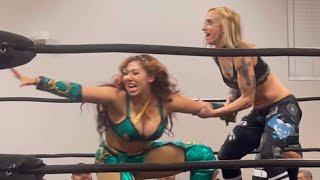 Christina Von Eerie vs Kiah Dream Indy Wrestling SCW Santa Clara Ca 101924 [upl. by Oigolue]