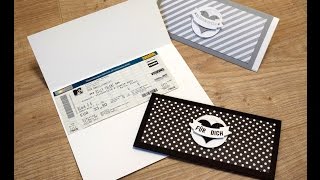 Anleitung Konzertkarte verpacken  Stampin Up [upl. by Ahsenom]