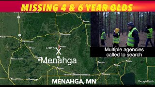 Sunday Night Search For Missing 4 amp 6 Year Olds In Wadena County Minnesota [upl. by Wojcik]