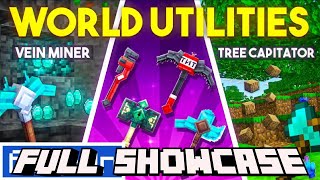 Minecraft Game Changing Item With World Utilities Addon  Minecraft Bedrock AddOn Showcase [upl. by Luisa520]