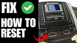 NordicTrack Treadmill How To Reset [upl. by Attolrahc]