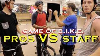 Game Of BIKE PROS Vs STAFF Camp Woodward [upl. by Airotal]