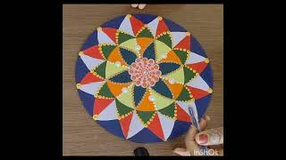 Dot mandala making dotmandalapainting mandala dotmandala youtube tutorial [upl. by Gone969]