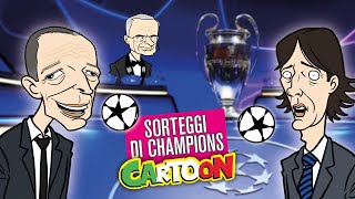 AUTOGOL CARTOON  Sorteggi di Champions [upl. by Keller]