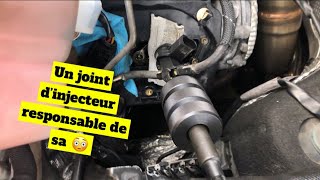 Démonter un injecteur sur Audi 30 TDI Joint d’injecteur HS Problème du V6 TDI coupure injection [upl. by Cookie294]