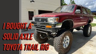 Solid Axle Toyota 4Runner on 37s [upl. by Nevai]