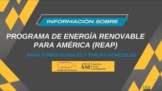 Fondos REAP para PYMES Rurales  Webinar Jan 24 2024 [upl. by Yesor]