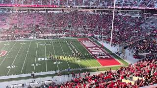 Ohio State Marching Band Ramp Entrance Ohio State vs Minnesota 11182023 [upl. by Coster]