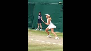 Jeline Vandrommes Beautiful Forehand tennis nextgen forehand [upl. by Ggerg799]