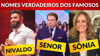 Saiba o verdadeiro nome dos famosos brasileiros [upl. by Paco]