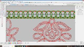 Cording embroidery design in wilcom Software  Machine Embroidery design wilcom [upl. by Naegem]