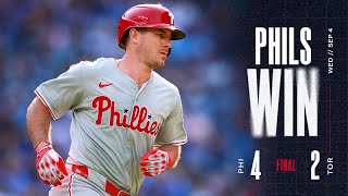 Phillies vs Blue Jays Game Highlights 9424  MLB Highlights [upl. by Petras]