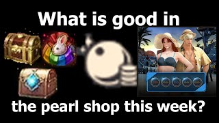 Pearl shop run down  July 18th Rabbit pouch of fortune RNG boxes and shades  Black Desert Online [upl. by Diamante]