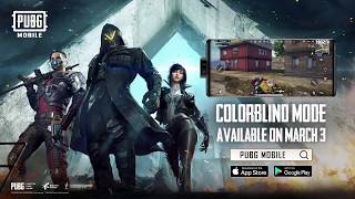 PUBG MOBILE  New Feature  Colorblind Mode [upl. by Tildie]