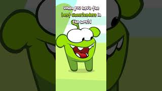 Las mayores animadoras de Om Nom shorts youtubeshorts omnomstories cuttherope [upl. by Sidhu]