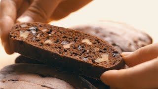 Chocolate Walnut Biscotti Recipe｜Ohyoo Cooking [upl. by Brigit]