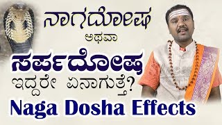 ಸರ್ಪ ದೋಷ  Sarpa dosha  kannada  Naga doshada parinamagalu [upl. by Lseil]