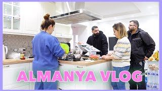 ALMANYADA İLK GÜN AİLEMLE TANIŞIN SOHBET EŞLİĞİNDE AKŞAM YEMEK HAZIRLIĞI GÜNLÜK VLOG [upl. by Kciredorb]