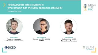 Reviewing the latest evidence what impact has the MSD approach achieved [upl. by Lisab]