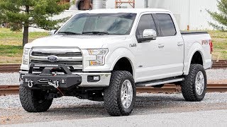 Installing 2009 2019 Ford F 150 Exo Winch Mount System by Rough Country [upl. by Etyam]