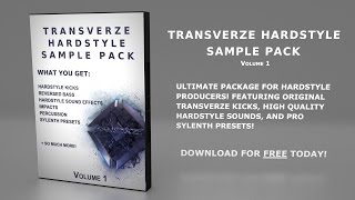 FREE Hardstyle Sample Pack  Transverze [upl. by Alben33]