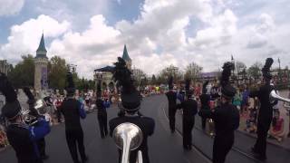 2016 Minnetonka Marching Band Magic Kingdom Parade Trumpet Cam [upl. by Hindorff]