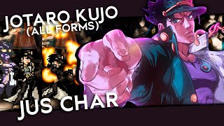 Mugen Char  Jotaro Kujo  All forms JUS [upl. by Keating932]