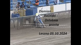 Turniej pożegnalny pod nazwą Damian Baliński  ostatnia prosta Leszno 05102024 [upl. by Morty990]