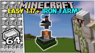 Building 3 Easy IRON FARMS in Minecraft [upl. by Einahpit]