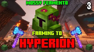 Mossy Fermento Armor  Farming To Hyperion 3 Hypixel Skyblock [upl. by Nyliahs]