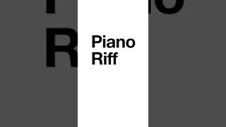 IPhone “Piano Riff” Ringtone [upl. by Fisa]