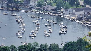 A walk around scenic Camden Maine [upl. by Ecnarwal]