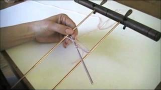 Learn Hairpin Lace  Making a Hairpin Lace Strip [upl. by Anivad]