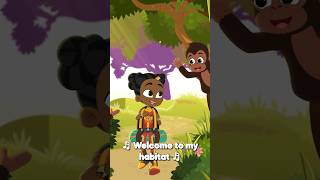 🦁 ANIMAL HABITATS song with Super Sema 🎶 Educational Kids Songs shorts [upl. by Tanhya]