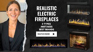 Realistic Electric Fireplaces 3 Types Mistakes amp Top Brands [upl. by Erdried764]