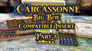 Carcassonne Big Box Compatible Storage Organizer Insert  Part 3 [upl. by Osnofedli]