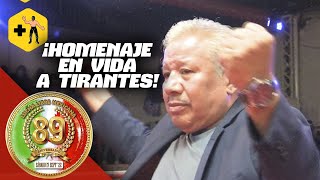 ¡Así fue el homenaje a Tirantes en el 89 Aniversario de la Lucha Libre Mexicana [upl. by Dyrrej]